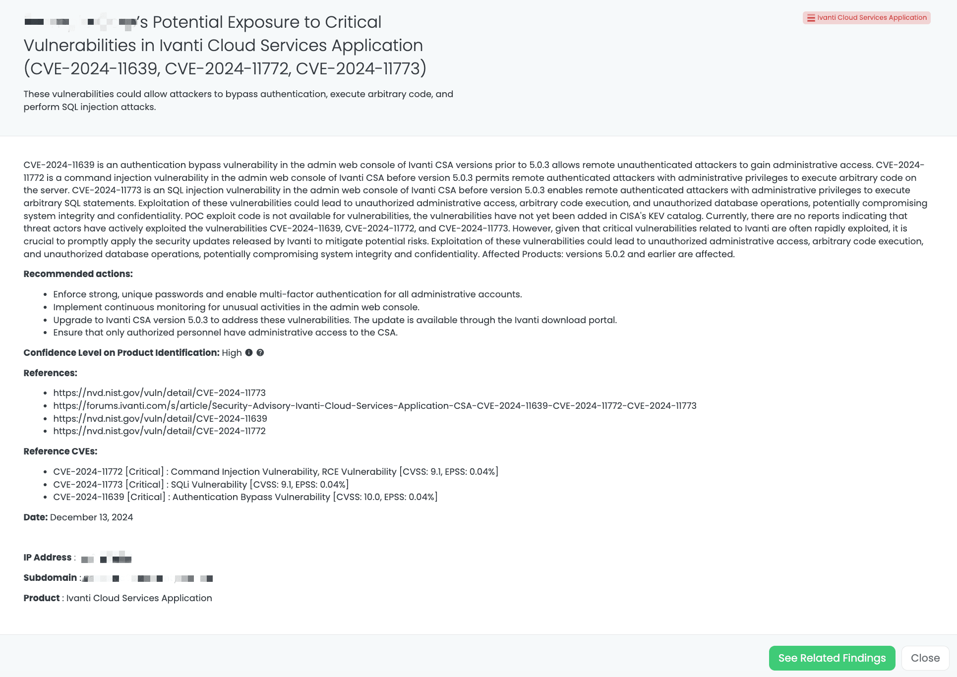 Black Kite’s Ivanti Cloud Services Application FocusTagTM details critical insights on the event for TPRM professionals.