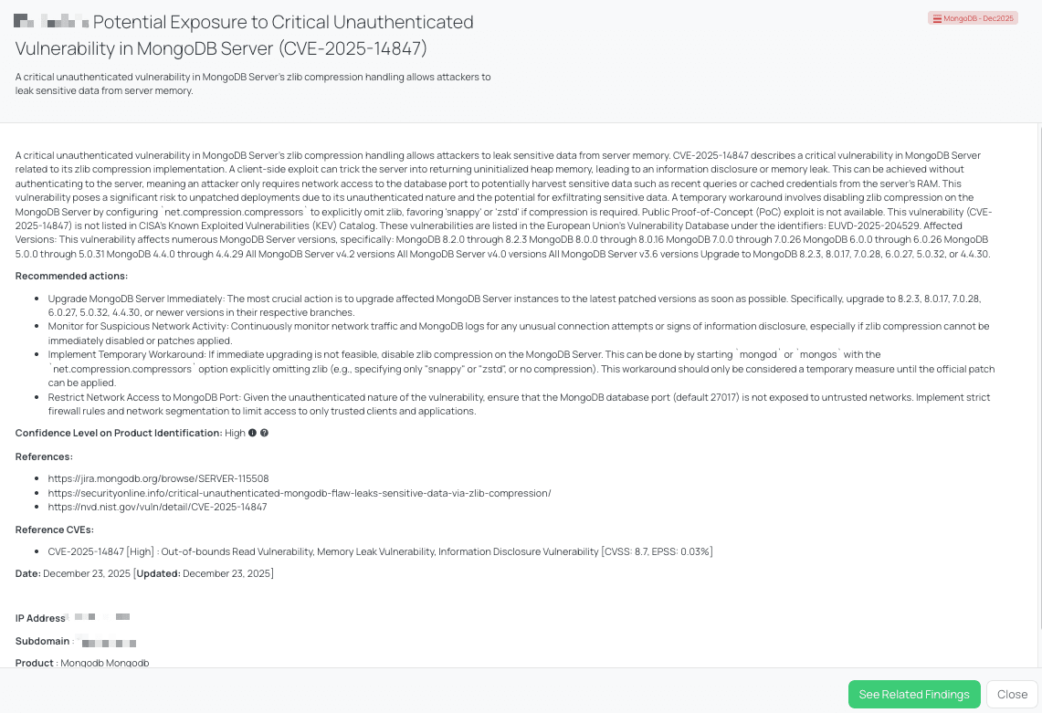 Black Kite’s MongoDB - Dec2025 FocusTag™ details critical insights on the event for TPRM professionals.