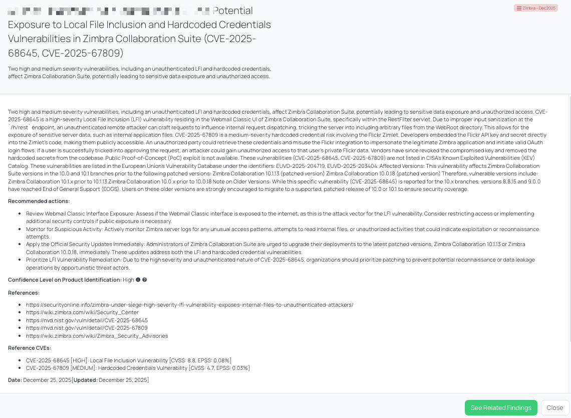 Black Kite’s Zimbra - Dec2025 FocusTag™ details critical insights on the event for TPRM professionals.