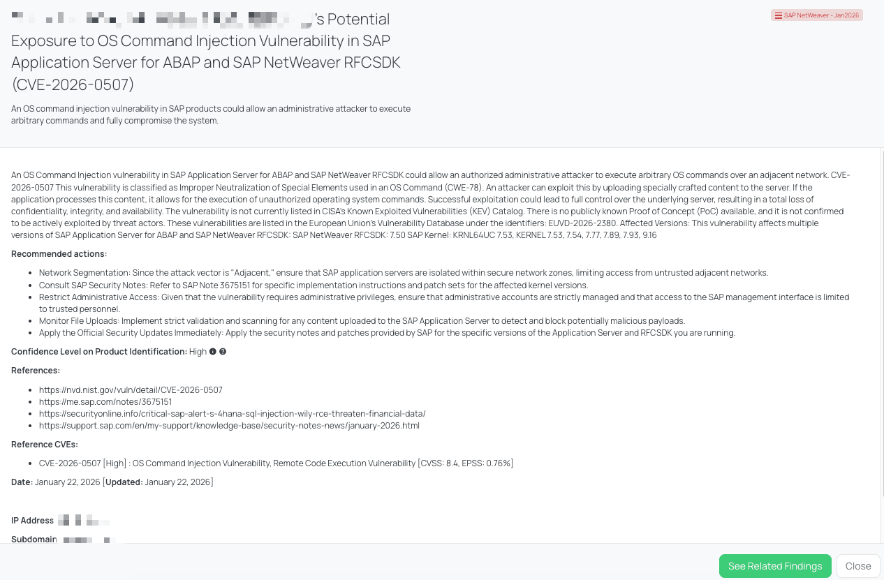 Black Kite's SAP NetWeaver - Jan2026 FocusTag® details critical insights on the event for TPRM professionals.